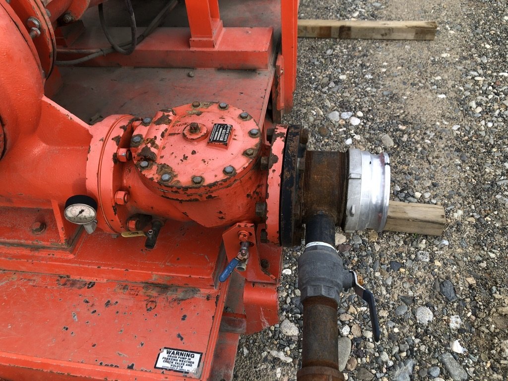 Godwin 8x6 Skid Mtd Water Pump w/ Cat Diesel