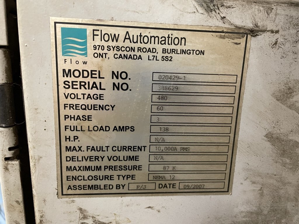 Flow 6x12 CNC Waterjet Table