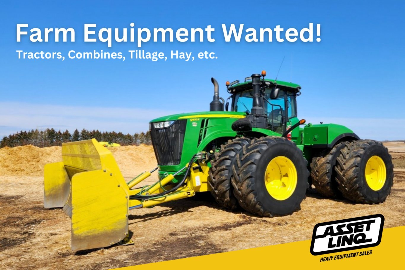 We Want Your Equipment!