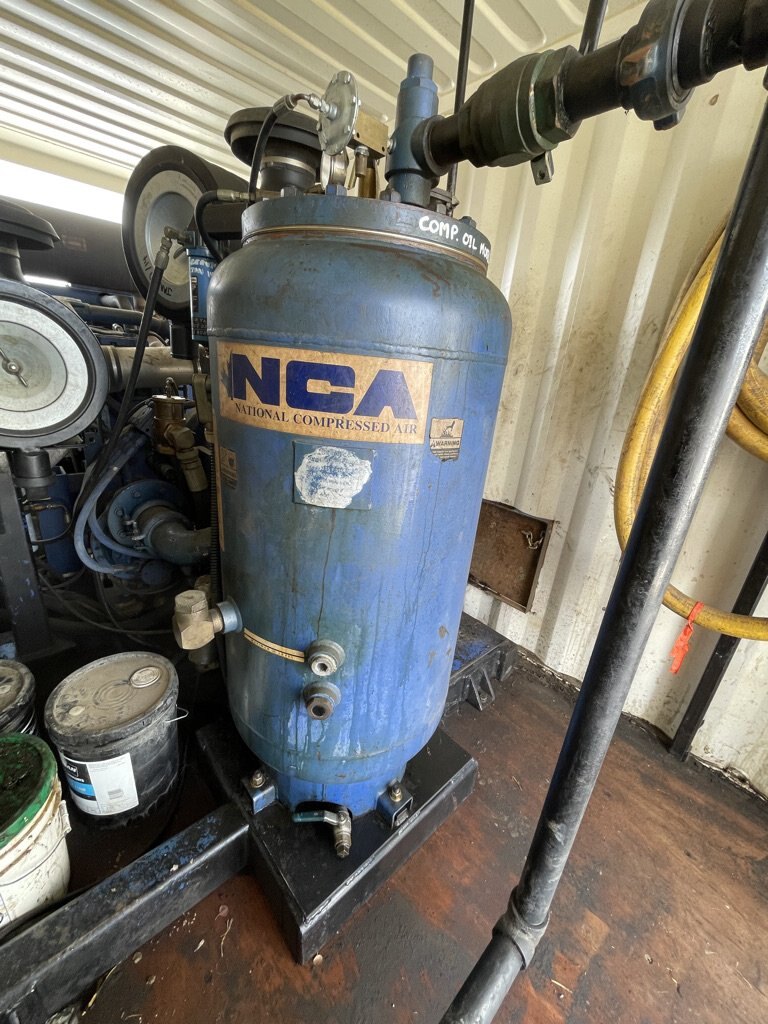 NCA Sullair Skid Mtd Air Drilling System Air Compressor