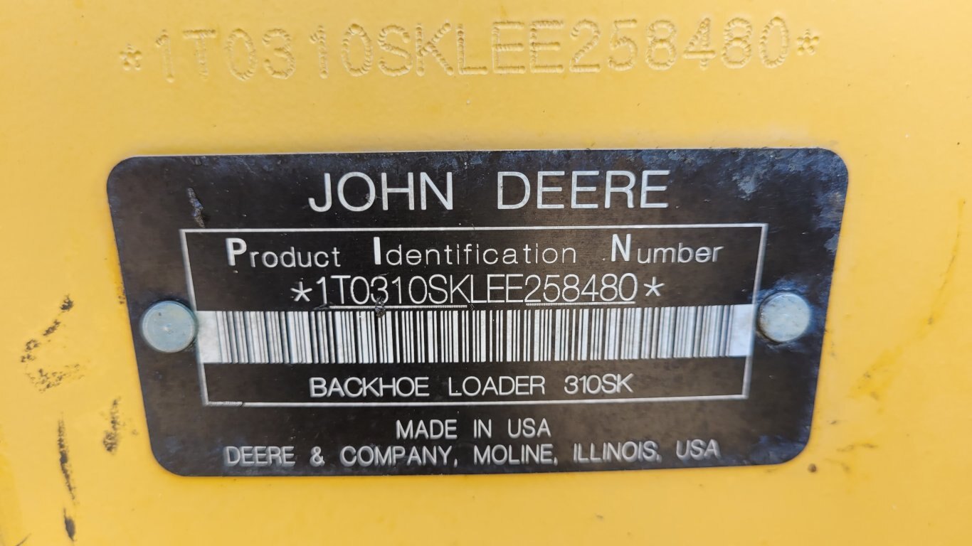 2014 John Deere 310SK Backhoe Loader