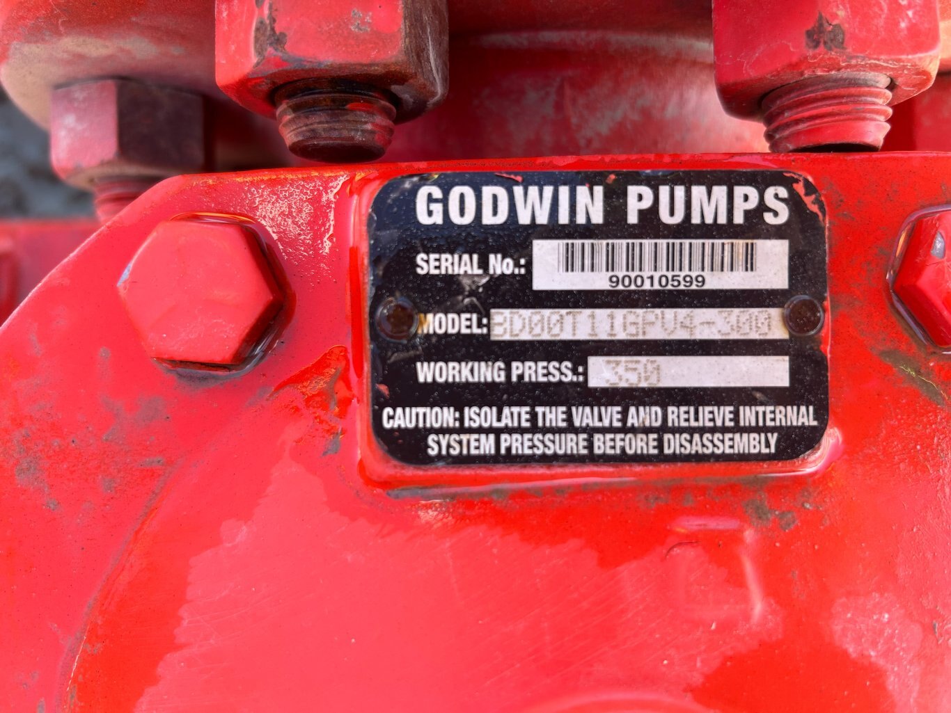 Godwin HL130M 6X4 Skid MTD Water Pump
