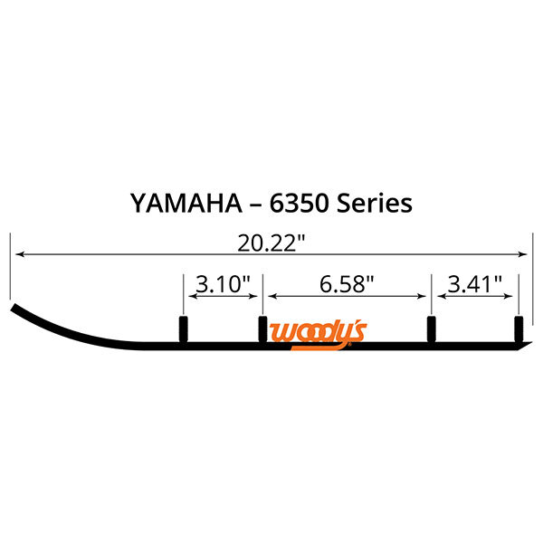 WOODY'S FLAT TOP EXTENDER TRAIL III 4 CARBIDE RUNNER (EYV3 6350)
