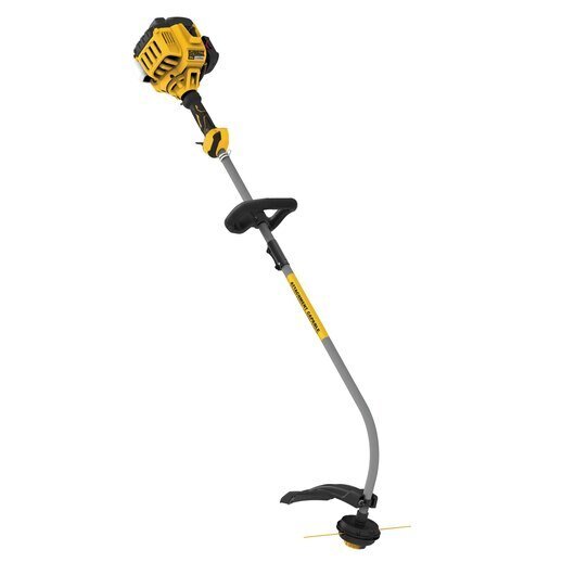 Dewalt 27 cc 2 Cycle 17 in. Gas Curved Shaft String Trimmer with Attachment Capability