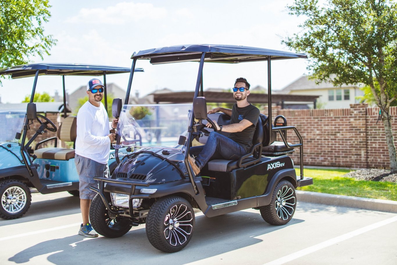 Axis EV Off-Road Golf Cart Black
