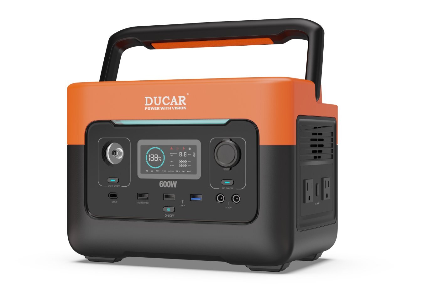 Ducar Portable Power Station - 576Wh