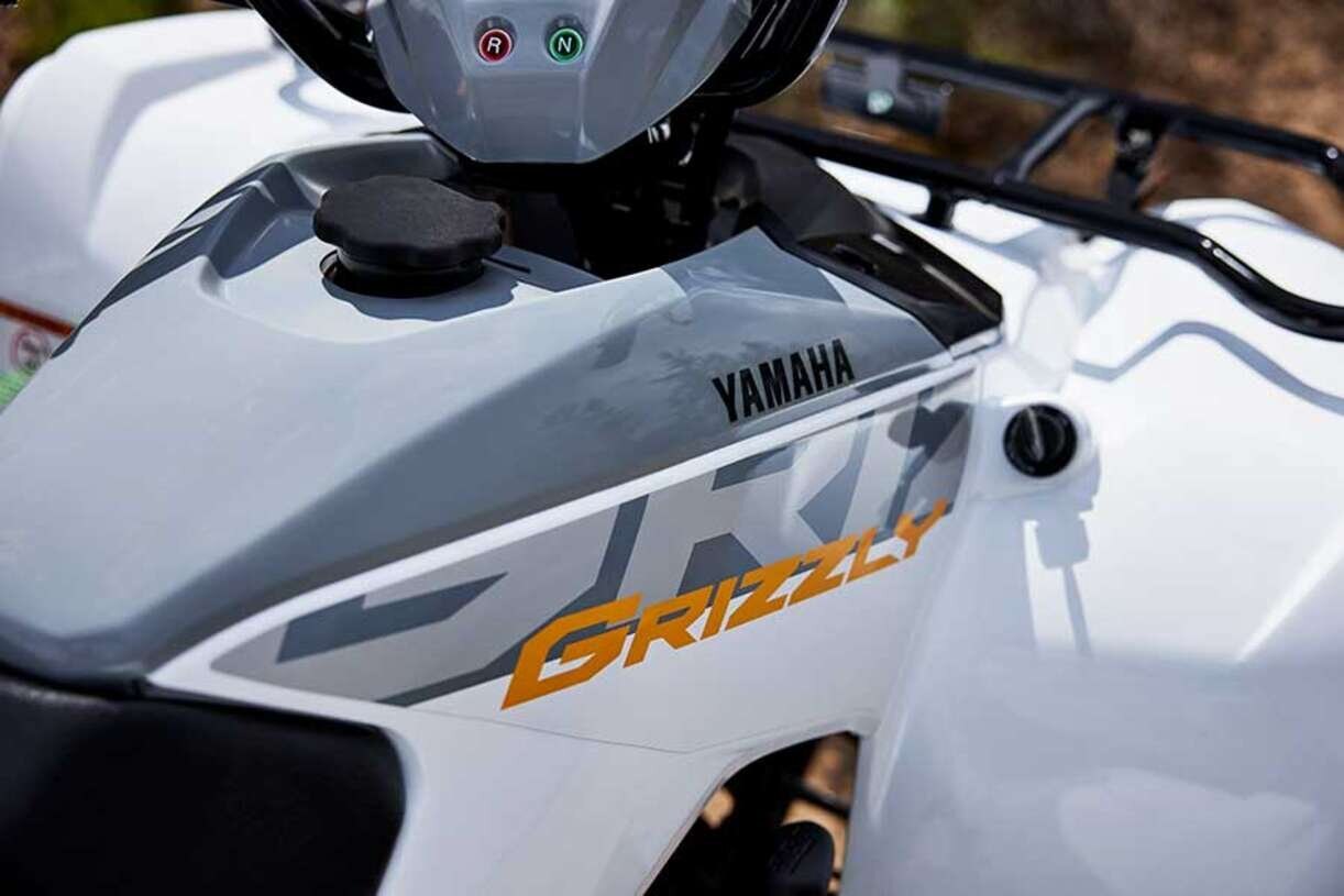 Yamaha GRIZZLY 90 Blanc/Gris Armure 2024