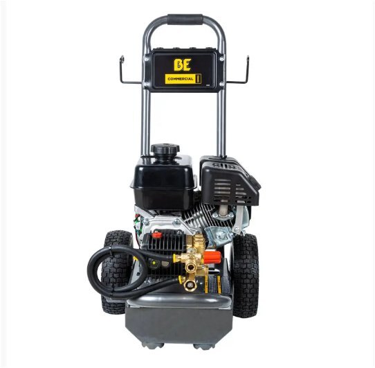 BE Power 2,500 PSI 3.0 GPM Gas Pressure Washer with KOHLER SH270 Engine and Triplex Pump