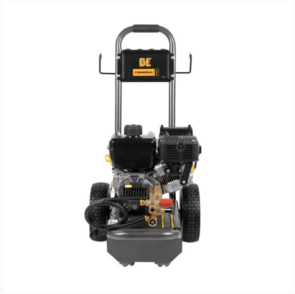 BE Power 2,700 PSI 3.0 GPM Gas Pressure Washer with Vanguard 200 Engine and General Triplex Pump