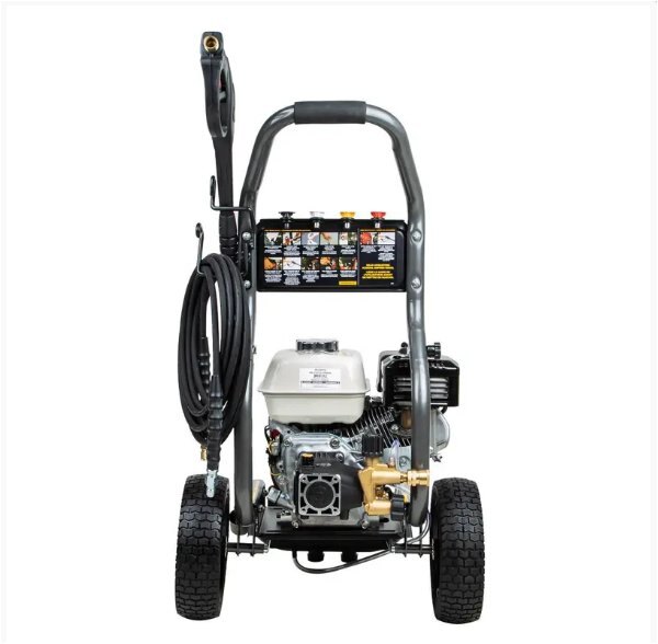 BE Power 3,200 PSI 2.8 GPM Gas Pressure Washer with Honda GX200 Engine and AR Triplex Pump