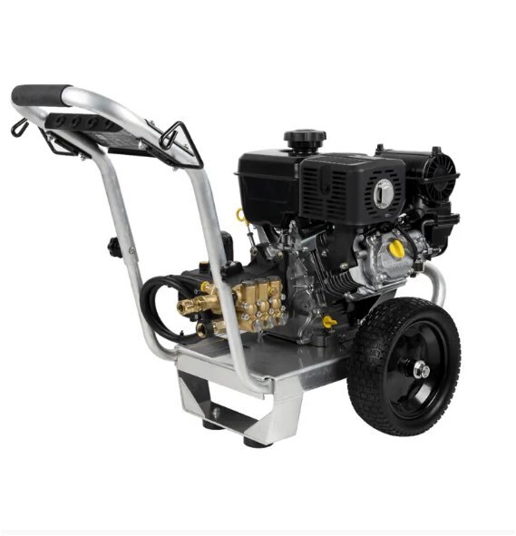 BE Power 4,400 PSI 4.0 GPM Gas Pressure Washer with Vanguard 400 Engine and AR Triplex Pump