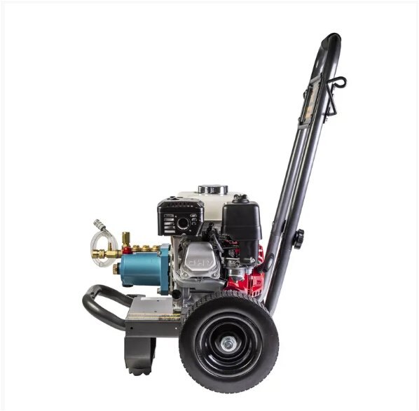 BE Power 3,000 PSI 2.7 GPM Gas Pressure Washer with Honda GX200 Engine and Cat Triplex Pump