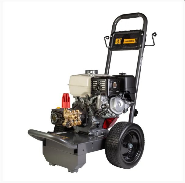 BE Power 3,800 PSI 3.5 GPM Gas Pressure Washer with Honda GX200 Engine and Comet Triplex Pump