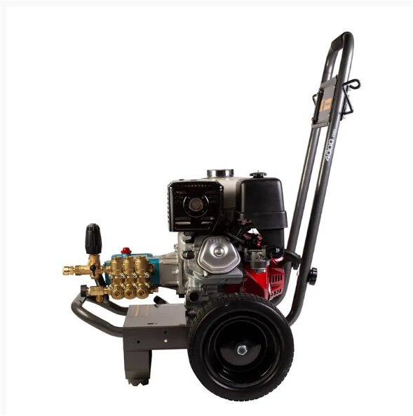 BE Power 4,000 PSI 4.0 GPM Gas Pressure Washer with Honda GX390 Engine and CAT Triplex Pump