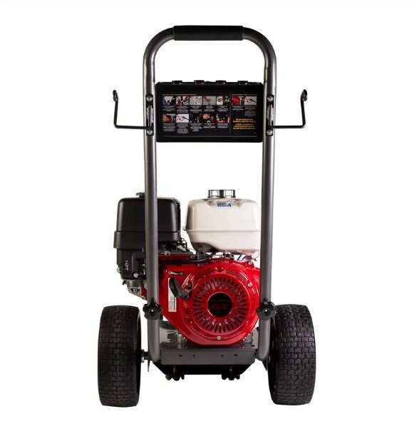 BE Power 4,000 PSI 4.0 GPM Gas Pressure Washer with Honda GX390 Engine and CAT Triplex Pump