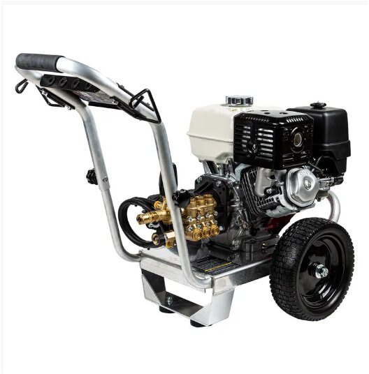 BE Power 4,000 PSI 4.0 GPM Gas Pressure Washer with Honda GX390 Engine and Comet Triplex Pump