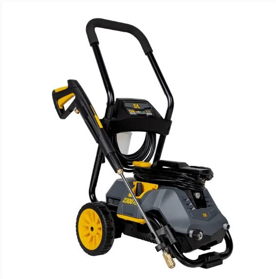 BE Power 2,300 PSI 1.7 GPM Electric Pressure Washer with Powerease Motor and AR Axial Pump