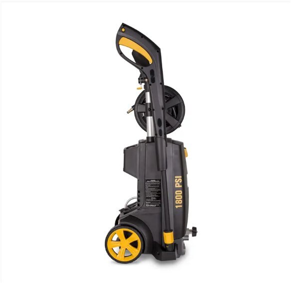 BE Power 1,800 PSI 1.3 GPM Electric Pressure Washer with Powerease Motor and AR Axial Pump