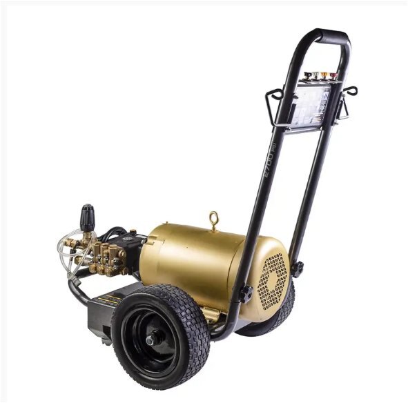 BE Power 2,700 PSI 3.5 GPM Electric Pressure Washer with Baldor Motor and AR Triplex Pump