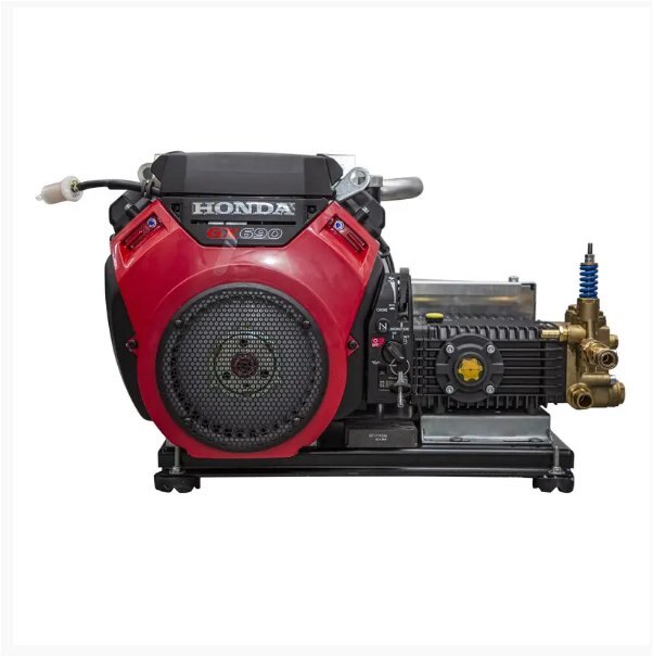 BE Power 3,500 PSI 8.0 GPM Gas Pressure Washer with Honda GX690 Engine and General Triplex Pump
