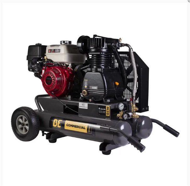 BE Power 17.7 CFM @ 175 PSI Gas Air Compressor with Honda GX270 Engine