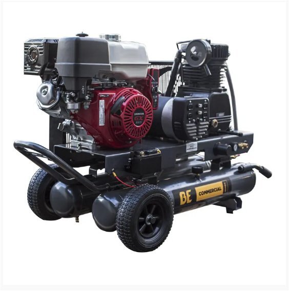 BE Power 16 CFM @ 175 PSI Gas Air Compressor/Generator with Honda GX390 Engine
