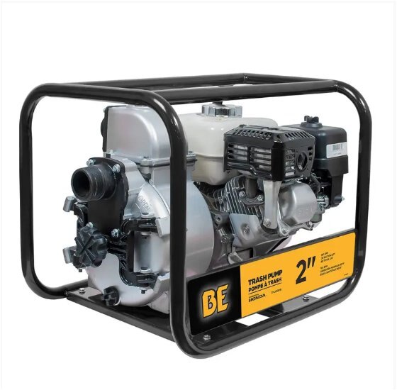 BE Power 2 Trash Transfer Pump with Honda GX200 Engine