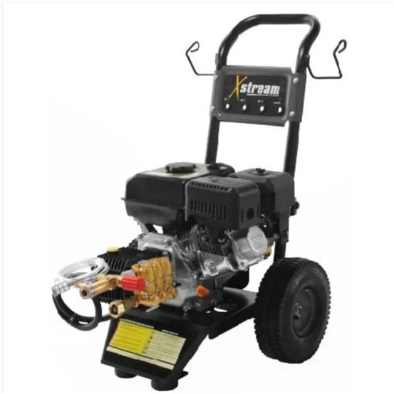 BE Power 2,500 PSI 3.0 GPM Gas Pressure Washer with Powerease 225 engine and General Triplex Pump