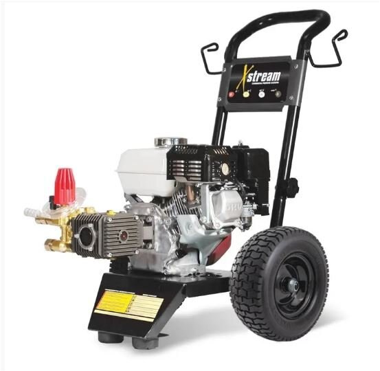 BE Power 2,700 PSI 3.0 GPM GAS PRESSURE WASHER WITH HONDA GX200 ENGINE AND COMET TRIPLEX PUMP