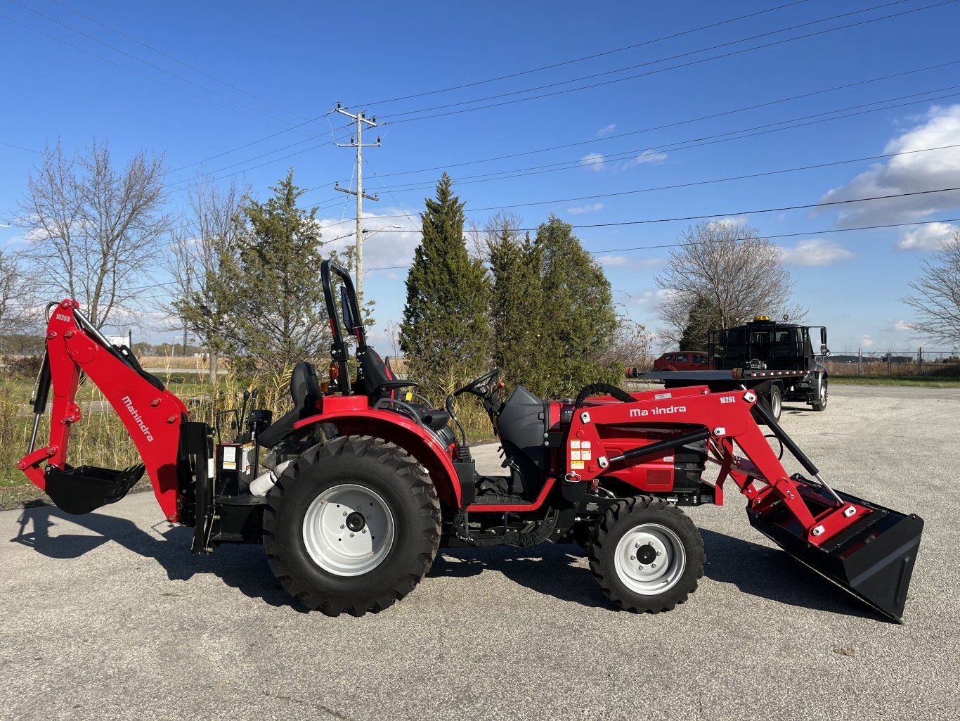 2023 Mahindra 1626 HST 4WD Tractor with Loader & Backhoe
