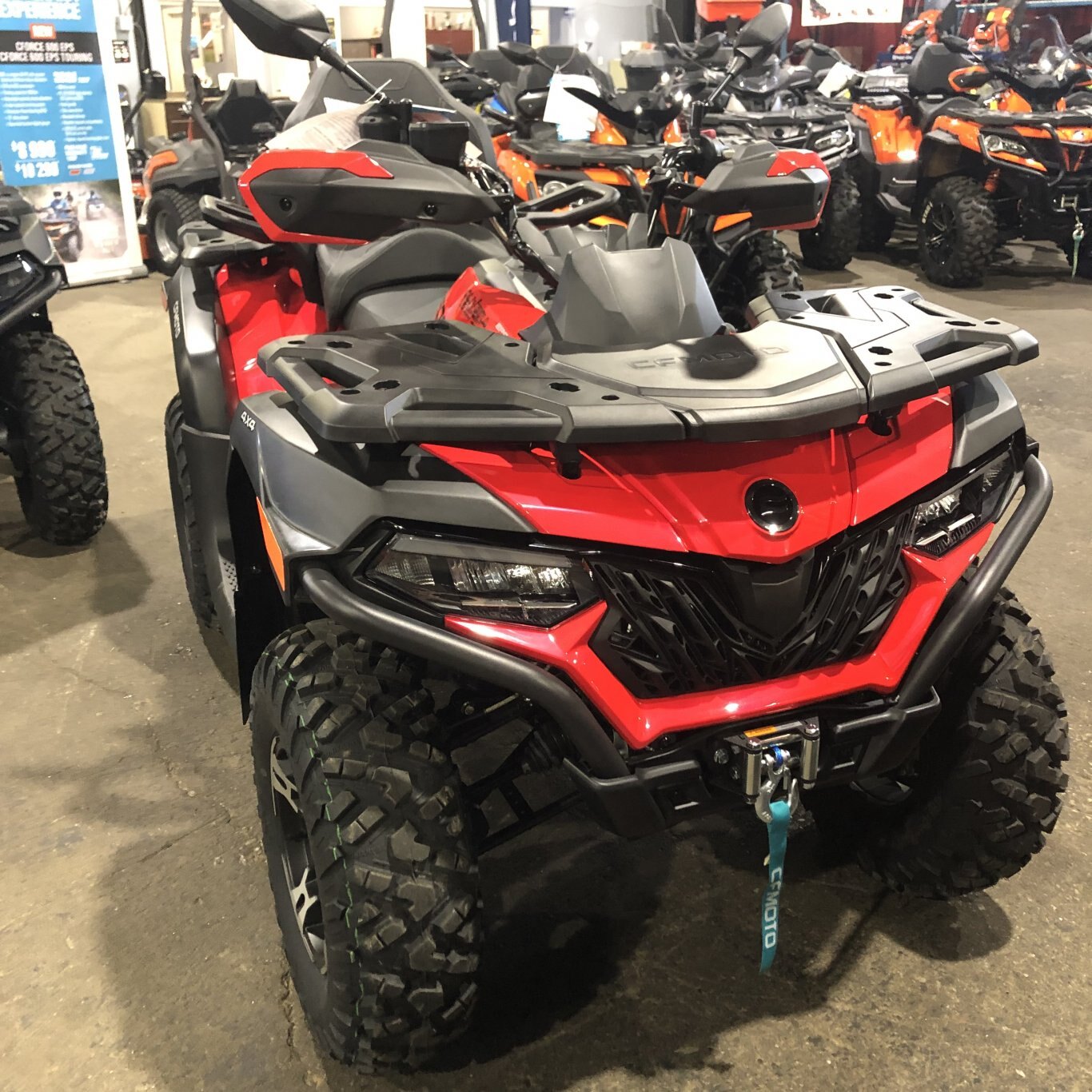 2023 CFMOTO CFORCE 600 TOURING EPS 2UP ATV Force Red