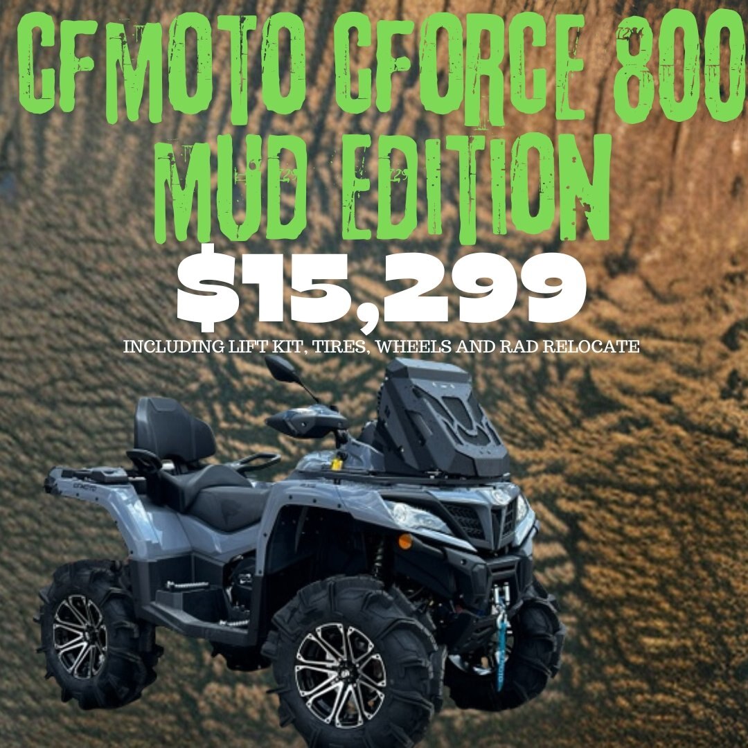 2023 CFMoto CFORCE 800 XC EPS 2UP Mud Edition Ghost Grey