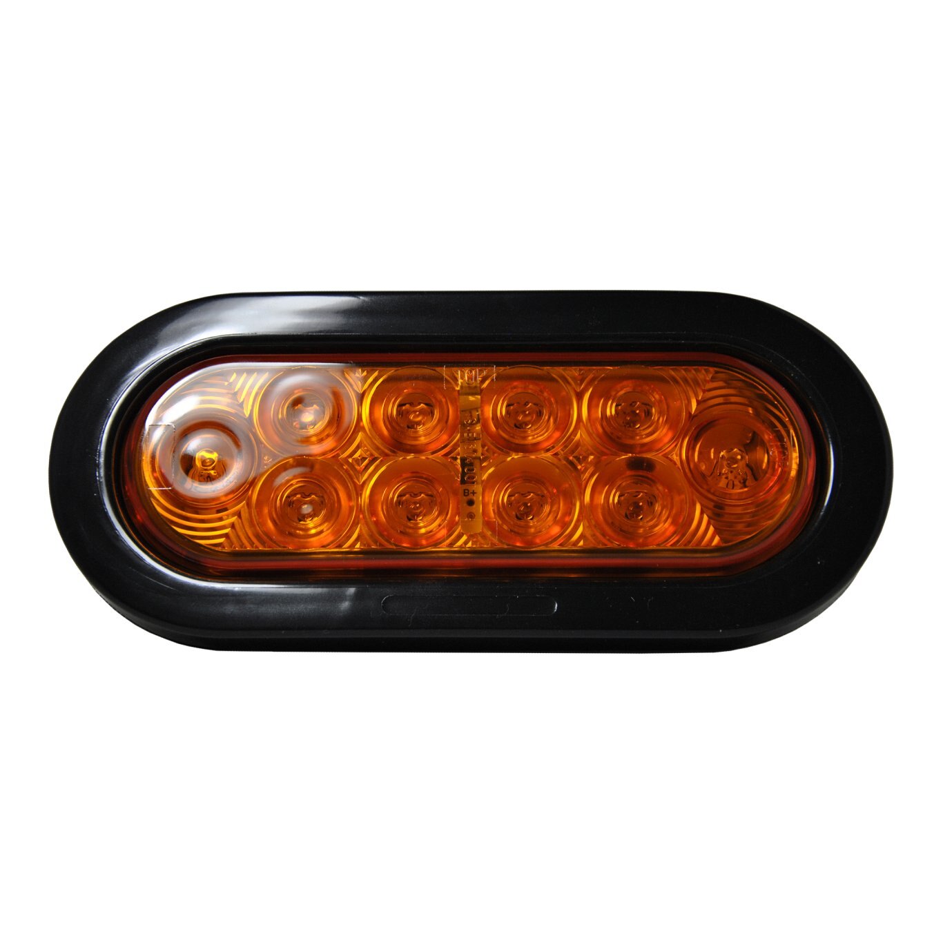 6 INCH OVAL AMBER LED
