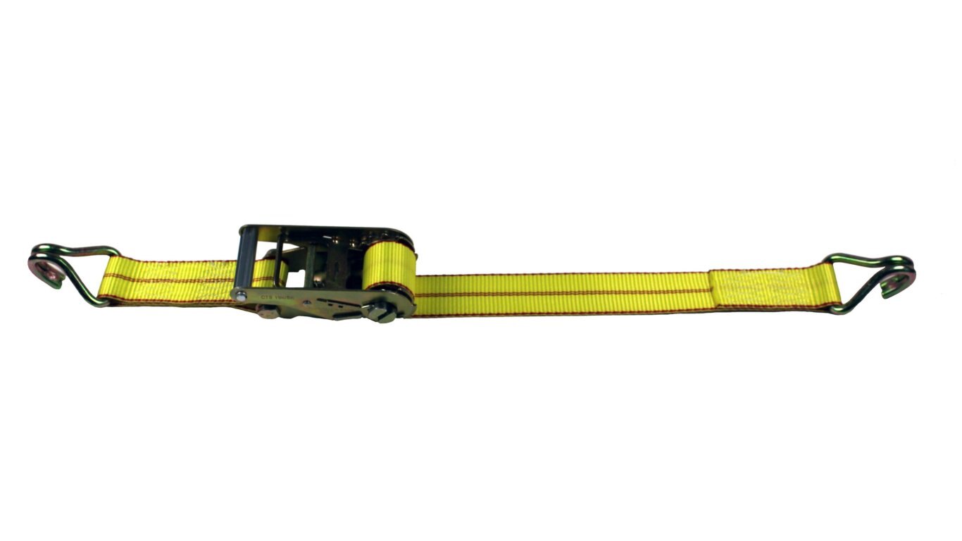 RATCHET STRAP 2"X12' WITH 3/8 HOOK