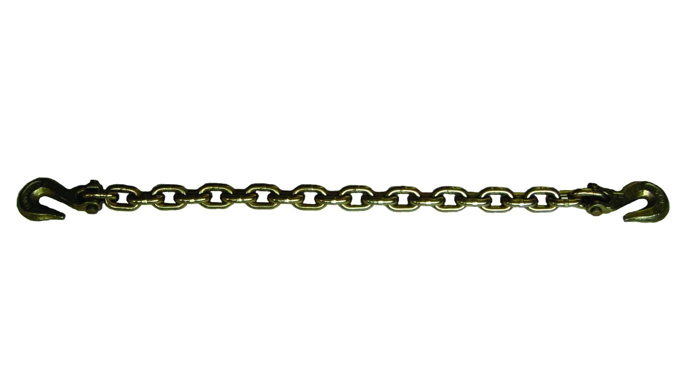 CHAIN 12FtX5/16 HOOK ON BOTH ENDS WLL = 4,700 LBS