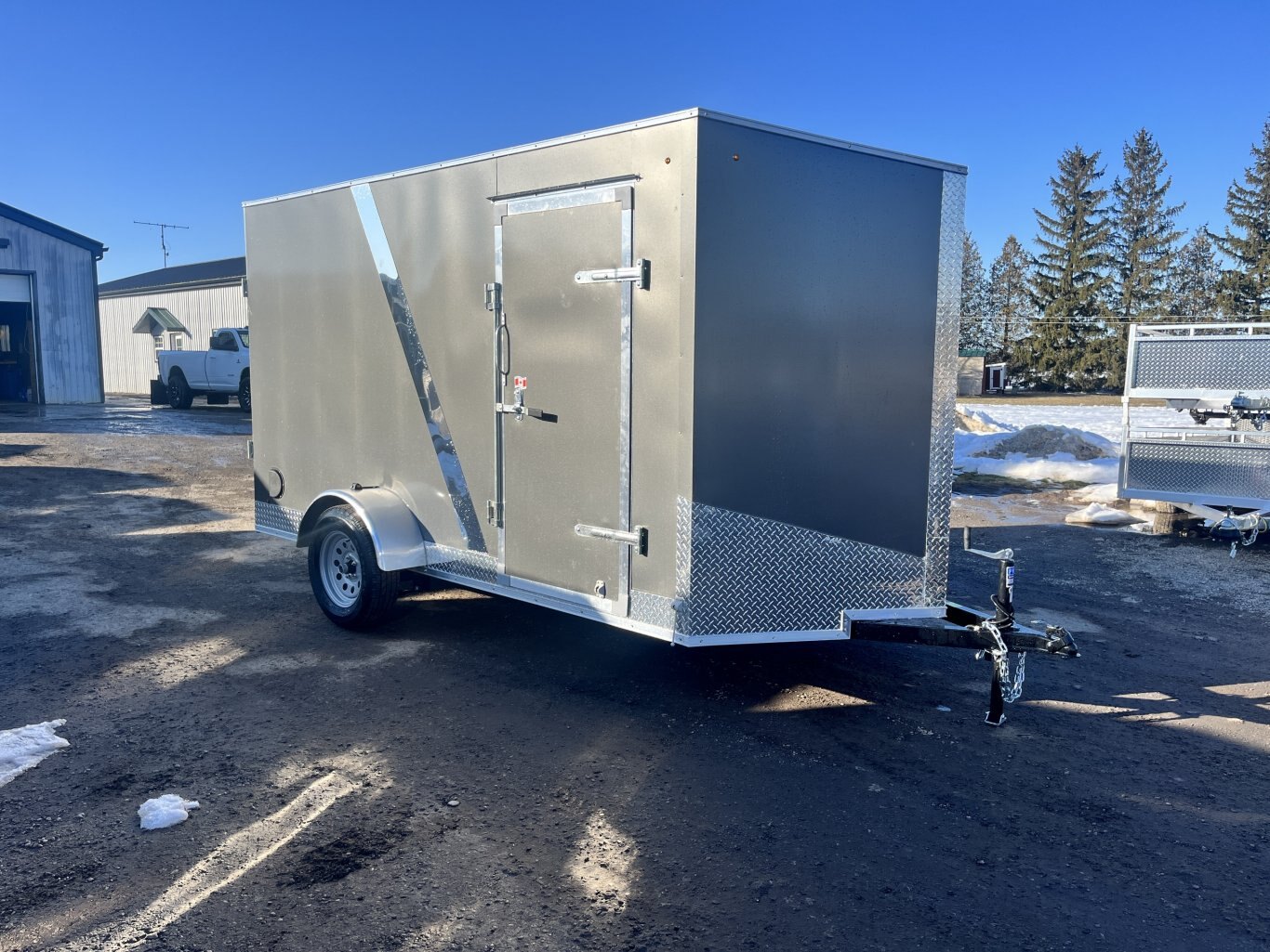 7x16 Tandem Axle 7Ft INT Height Enclosed Trailer