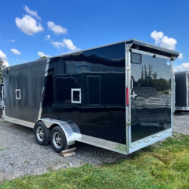 Aluminum 7x22+5 tandem drive in drive out Trailer