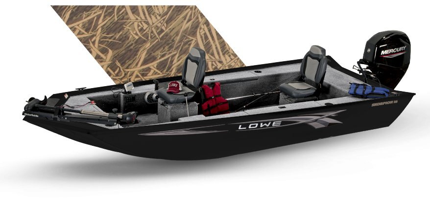 Lowe Boats Skorpion SS Mossy Oak® Shadow Grass Exterior with Poly Roughliner