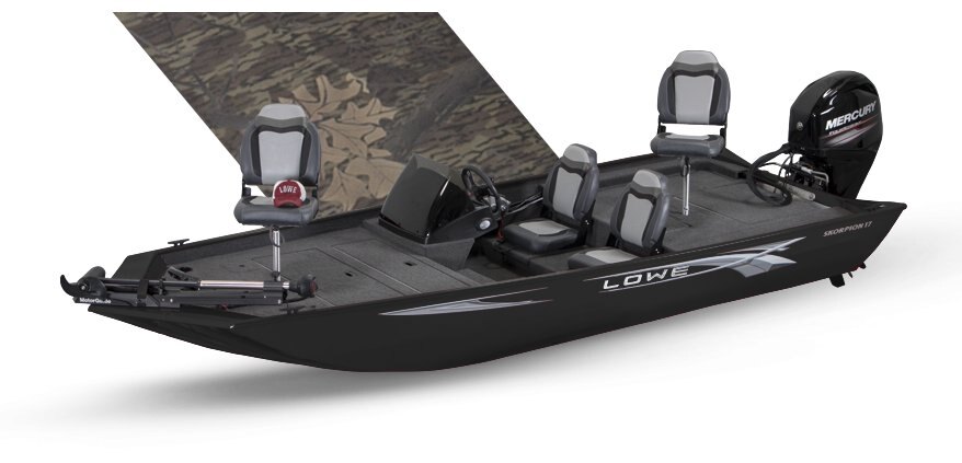 Lowe Boats Skorpion 17 Mossy Oak® Break-up Exterior with Poly Roughliner Inte