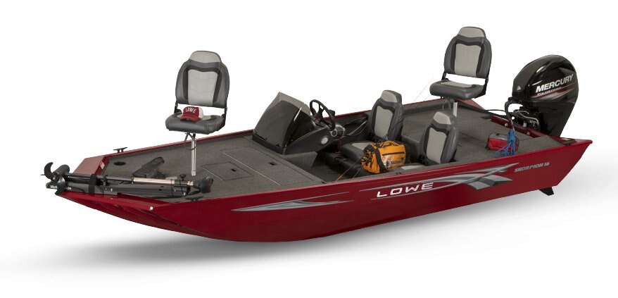 Lowe Boats Skorpion 16 Candy Apple Red Exterior - Gray Interior