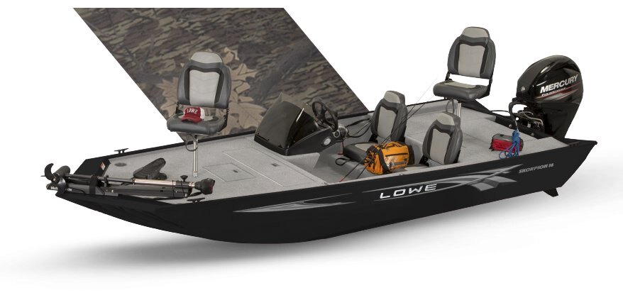 Lowe Boats Skorpion 16 Mossy Oak® Break-up Exterior with Poly Roughliner Inte