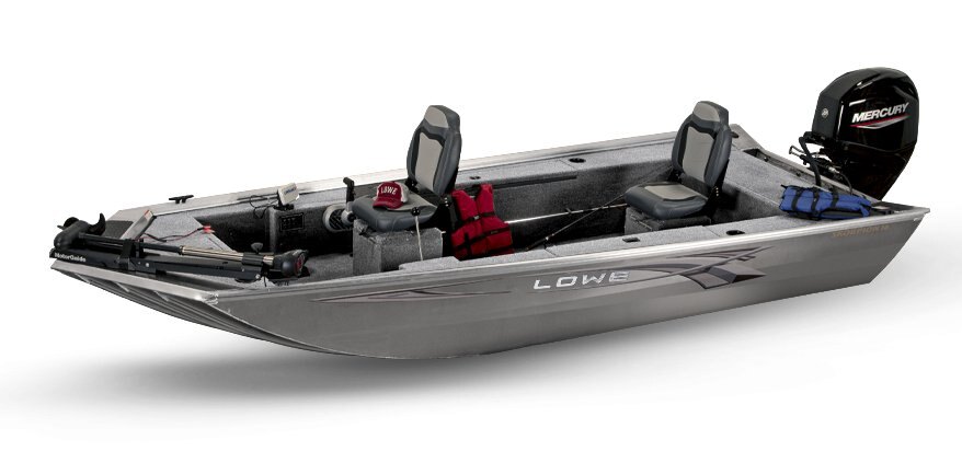 Lowe Boats Skorpion SS Full Hull Silver w/ Poly Interior