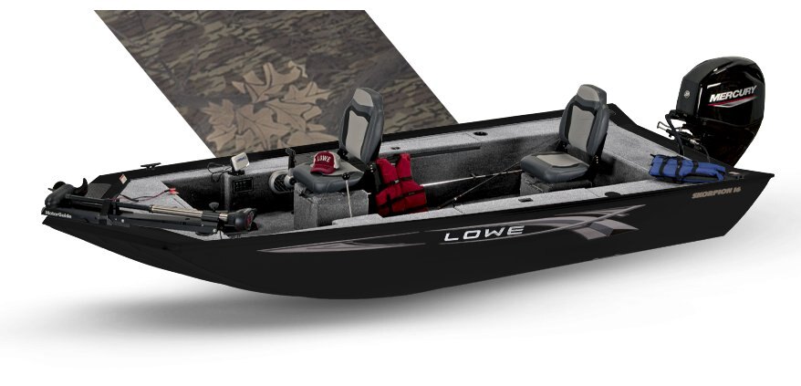 Lowe Boats Skorpion SS Mossy Oak® Break-up Exterior with Poly Roughliner Interior