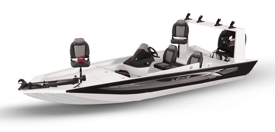 Lowe Boats 20 Catfish 2-Tone White Base & Black Accent