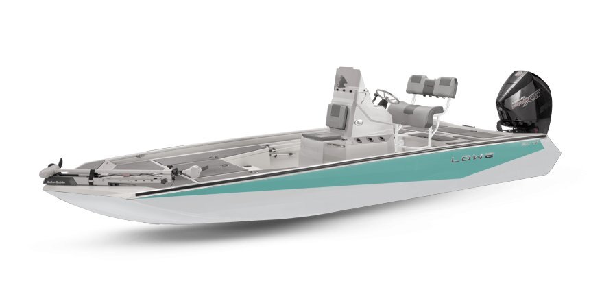 Lowe Boats 22 BAY 2-Tone White Base & Sea Foam Green Accent