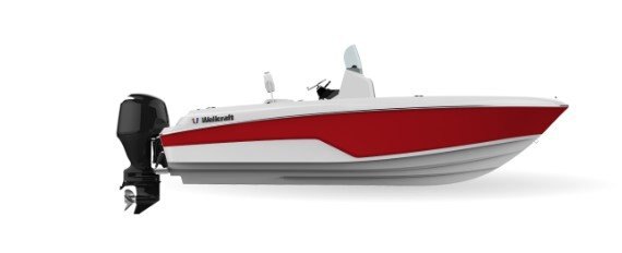 2023 Wellcraft 202 FISHERMAN Crimson Red