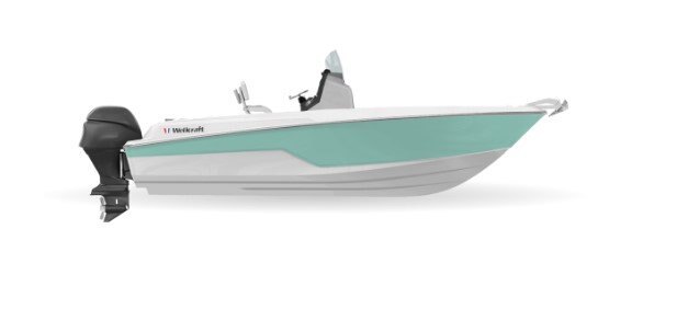 2023 Wellcraft 222 FISHERMAN Seafoam Green