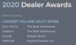 THE BOAT WAREHOUSE AWARDED FOR CONTINUED ACHIEVEMENT IN 2020