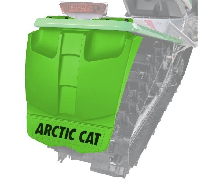 Arctic Cat New OEM Tunnel Snow Flap Guard Green 6639 398 ZR M XF F Series 6639 398