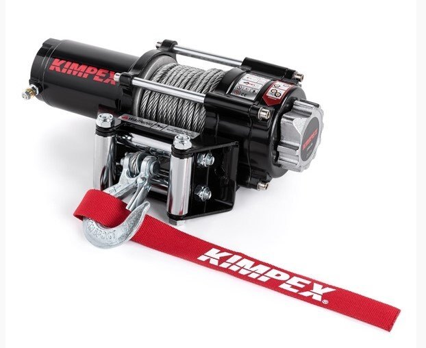 KIMPEX 2500 LB WINCH KIT STEEL CABLE